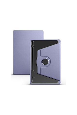 Galaxy Uyumlu Tab S7 Plus T970 Kılıf Termik Kalem Bölmeli Dönebilen Standlı Kılıf