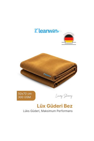 Luxury Shammy Lüx Güderi Bez 50x70cm 300 Gsm Oto Kurulama Bezi Araç Yıkama Ve Cam Temizlik