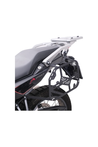 GP Kompozit Honda XL750L Transalp 2023 - 2024 Uyumlu Yan Çanta Demiri Siyah