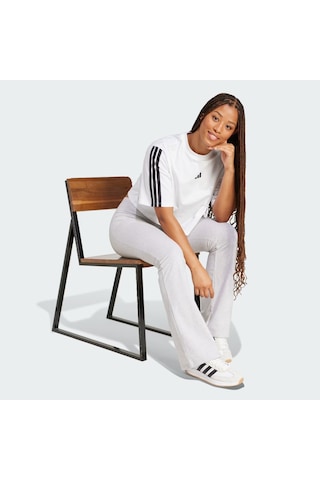 Adidas Essentials 3-stripes Cotton Loose Kadın T-shirt Jd4999 Beyaz