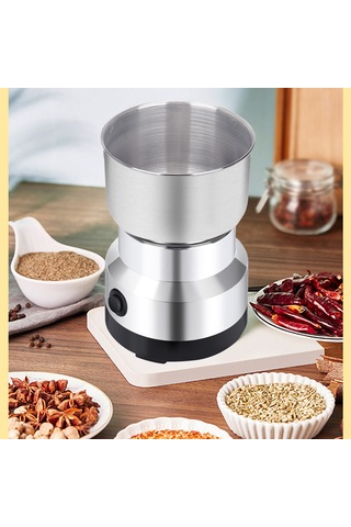Xindoker Ev İçin Elektrikli Küçük Değirmen - Kahve, Baharat, Tahıl, Kuruyemiş, Evcil Hayvan Yemi Öğütücü - 360 Tam Öğütme - Ayarlandırabilir Süre - Avrupa Standartı 220v Çok Renkli