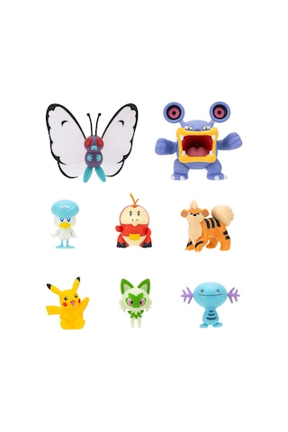 Pokemon Battle 8'li Figür Seti Pkw4100 Diğer