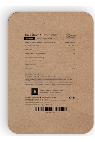 Online Çiftçi İzmir Üzüm 2 x 500 G