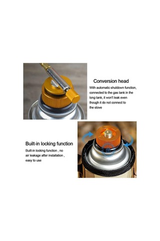 Kartuş Piknik Brülörü Kartuşlu Ocak Konserve Kutuları Adaptör Ocak Başı Dönüştürücü Kamp Konserve Kutuları Adaptörü Turuncu