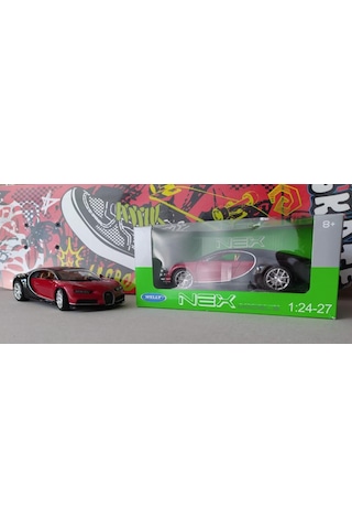 1 / 24 Ölçek Welly Koleksiyon Metal Model Araba Bugatti Chiron
