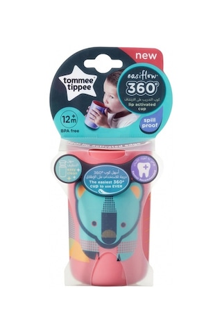 Tommee Tippee 360 Derece Alıştırma Bardağı Desenli Pembe