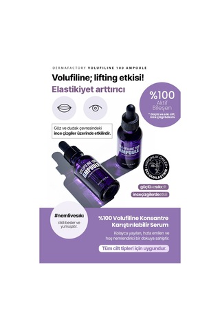 Derma Factory Volufilin İçeren Dolgunlaştırıcı, Konsantre Serum Derma Factory Volufilin 100