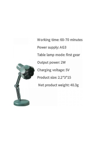 Opulentliving Led Mini Masa Lambası - Taşınabilir, Klipsli, Çok Renkli Okuma Işıklı Lamba Çok Renkli