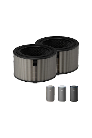 Purmed Philips 3200 Serisi Ac3210, Ac3220, Ac3221 Hava Temizleyici Uyumlu - Fy3200/30 - 2 Li Hepa + Karbon Filtre