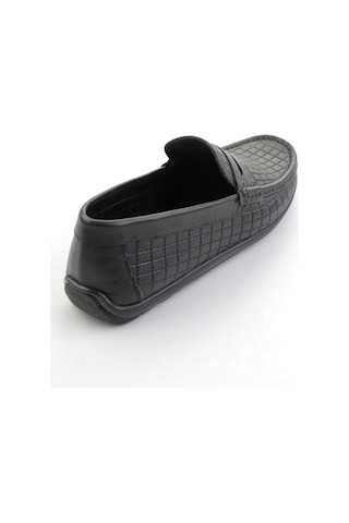 Siyah Hakiki Deri Erkek Loafer Ayakkabı E01697032003 Siyah