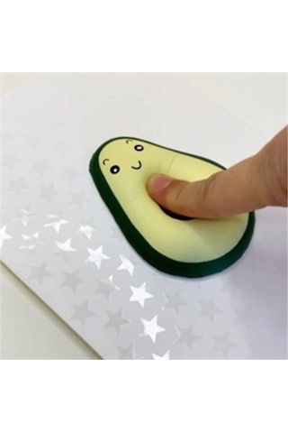 Kişiye Özel Sevimli Avokado Squishy Defter