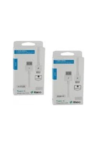 Ttec Type-C Şarj Kablosu Beyaz 120Cm Usb 2.0 2Dk12B (416488787)