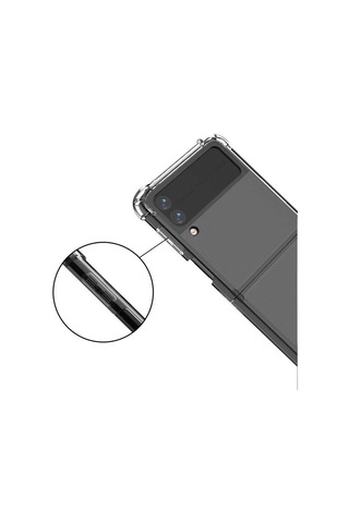 Galaxy Z Flip 4 Uyumlu Zore Nitro Anti Shock Silikon-renksiz Renksiz