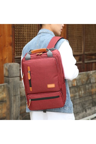 Hallow-3 Adet Sırt Çantası Seti Kadın Erkek Laptop Sırt Çantası,kırmızı Kırmızı