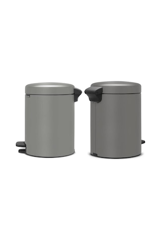 Brabantia Çöp Kutusu 5 Lt Newicon Pedallı Concrete Grey Gri