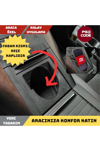 Citroen Berlingo-peugeot Rifter-opel Combo-fiat Doblo Orta Konsola Çapraz Telefonluk Ve Bardaklık 1