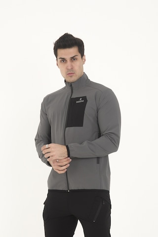 Camp Scoutland Camp255 Outdoor Tactical Su İticili Erkek Fermuarlı Taktik Sweatshirt Gri Gri