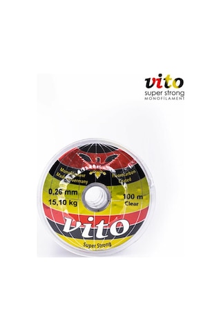 Vito Süper Strong Yekpare Olta Misinası 100mt 0,18 Mm