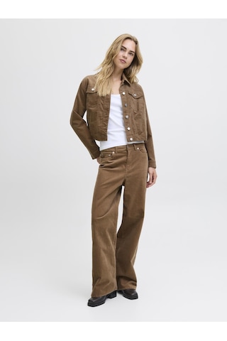 Kadin Dügme Kapamali Ceket - Gelly - 12281698 Otter