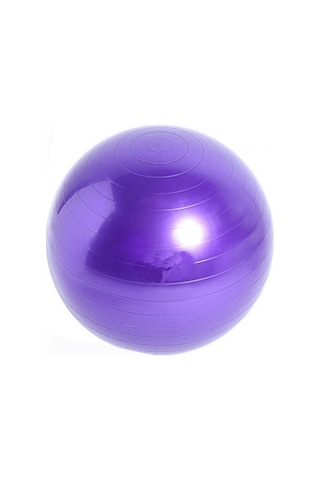 Miyang Yoga Pilates Aeorobik Jimnastik Topu 75 CM Mor