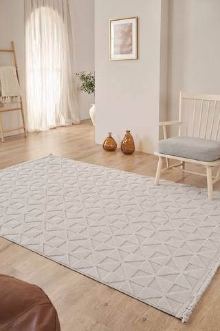 Kaşmir Halı İskandinav Gray 80x150 Cm Gri