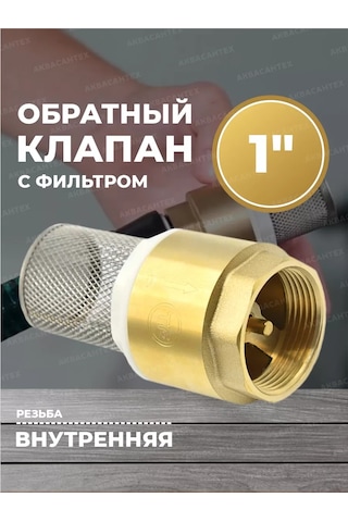 Thermofix Pirinç Sap Ve Ağızlı Filtreli Çek Valfi 1 153284782