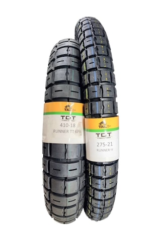 Tdt Tyres 410-18 Ve 275-21 Tt Supermoto Lastik Takımı Runner