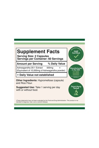 Double Wood Hint Ginseng 20:1 - 120 Caps 500 Mg