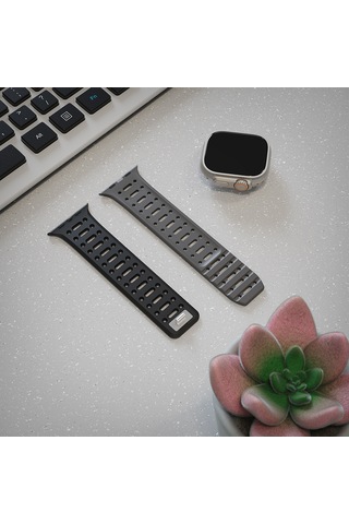 Apple Uyumlu Watch Ultra / Watch Ultra 2 49mm Kordon Yumuşak Soft Silikon Kayış Kordon