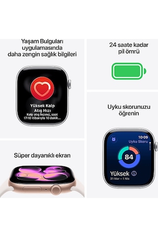 Apple MEUX4TU/A Watch Series 11 Gps 46 MM Akıllı Saat (Distribütör Garantili)