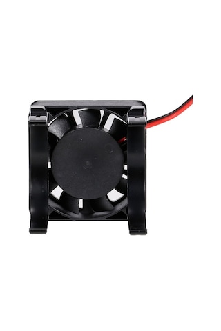 Besthome1 Trx-4 Scx10 Rc4wd İçin 540/550 Metal Soğutma Fanı, Siyah Adaptör Kablolu Radyatör