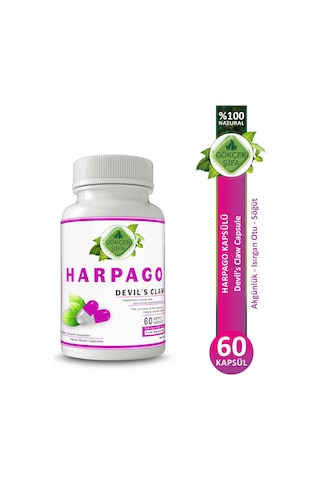 Gökçek Şifa 1000 MG Harpago (Devil's Claw Capsule) 60 Kapsül