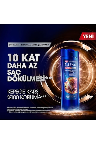Men Kepeğe Karşı Etkili Şampuan Saç Dökülmesine Karşı 350 Ml X3