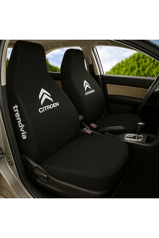Citroën Uyumlu Siyah Renk Penye Kumaş Ön Ve Arka Oto Koltuk Kılıf