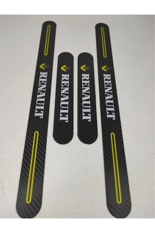 Renault 9 Uyumlu Carbon Kapı Eşiği 4'Lü Set Kırılmaz (548480505)
