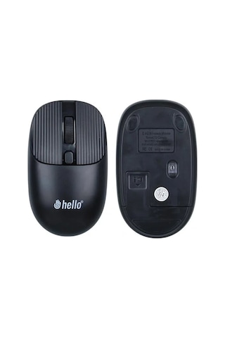 Hello Hl-21808 Siyah 1000 Dpı 2.4ghz Kablosuz Bluetooth Mouse 001
