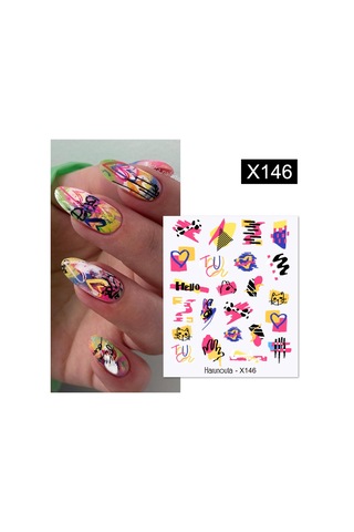 Su Transferli Nail Art Sticker X146 55344-1