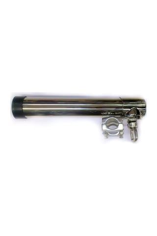 Tekne Olta ve Kamış Tutucu. Olta Ayağı. Paslanmaz Krom. 23Cm