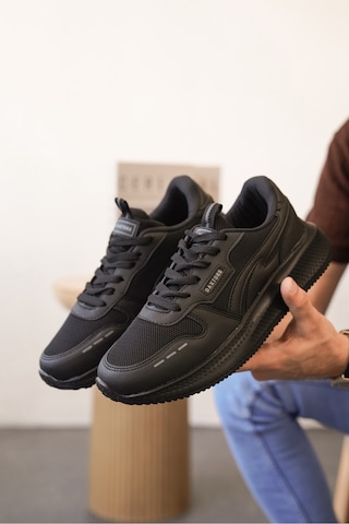 Daxors D0128 Günlük Ortopedik Erkek Sneaker Spor Ayakkabı Siyah