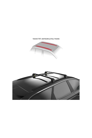 Peugeot 3008 2017-2023 Turtle Air2 Ara Atkı Siyah