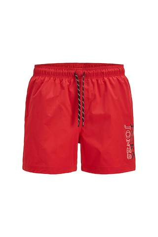 Jack & Jones Jpstmauı Jjswım Logo Akm Kırmızı Erkek Çocuk Şort 000000000102257547 Kırmızı