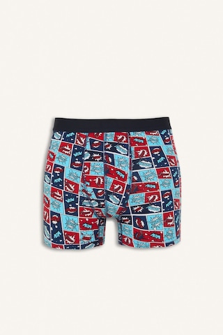 Defacto Regular Fıt Eğlenceli Baskılı 3lü Boxer H9452ax26aunv135 Lacivert-nv135