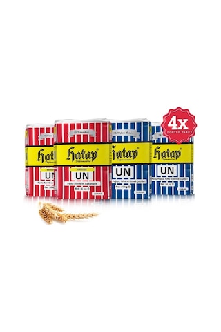 Hatap Lüks Un 2 x 4 KG + Çok Amaçlı Un 2 x 4 KG