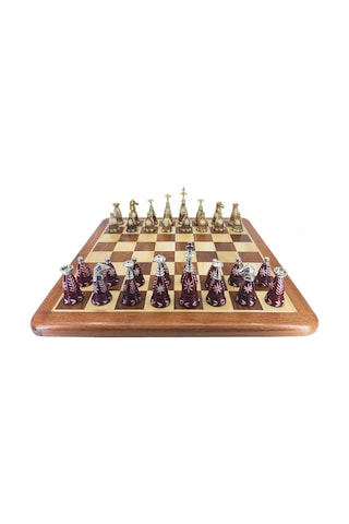 Prestij Serisi Ahşap Satranç Takımı 38 CM