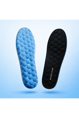 Black Flex Memory Foam Hafızalı Darbe Emici 3d Point Destekli İç Tabanlık