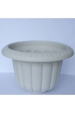 Nergis Saksı Dekoratif Kırık Beyaz Renk 9,8 Lt Kırık Beyaz