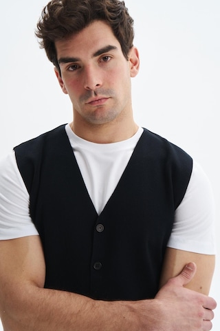 Arma Erkek Slim Fit Basic %100 Pamuk Triko Yelek K9kro0853 Siyah