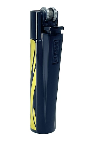 Clipper Metal Özel Elegant Serisi Çakmak - Gilded Flow Siyah