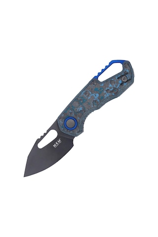 Mkm Isonzo M390 Clip Point Arctic Storm Dark Kamp Çakı Çok Renkli
