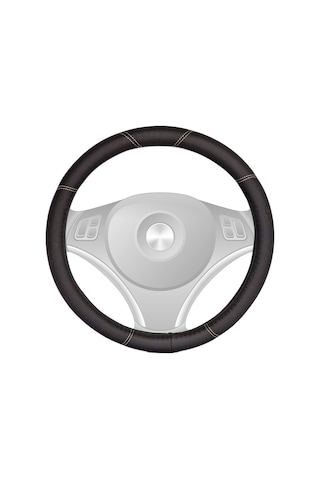 Carub Geçmeli Direksiyon Kılıfı Deri Lüx Çantalı 38 Cm Siyah Br1831023 Siyah